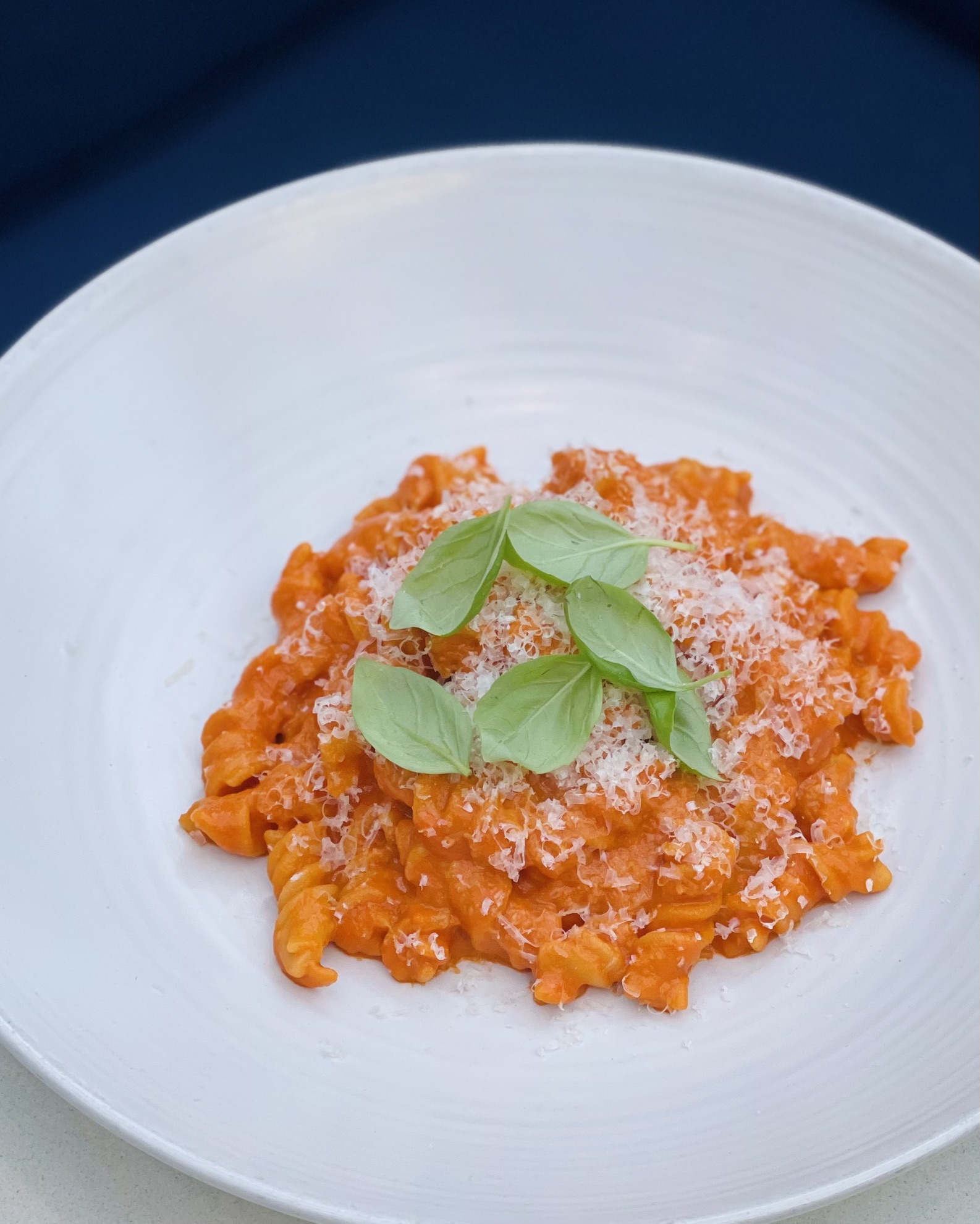 Spicy Vodka Fusilli Pasta